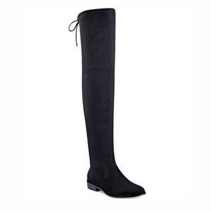 NEW Marc Fisher Suede Black OTK boots sz 7.5